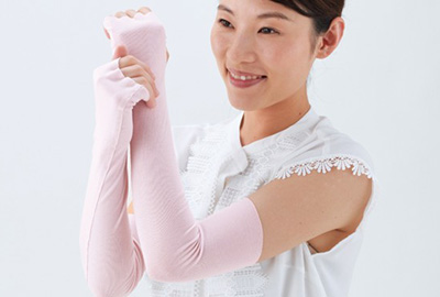 やわらか素材アームカバー